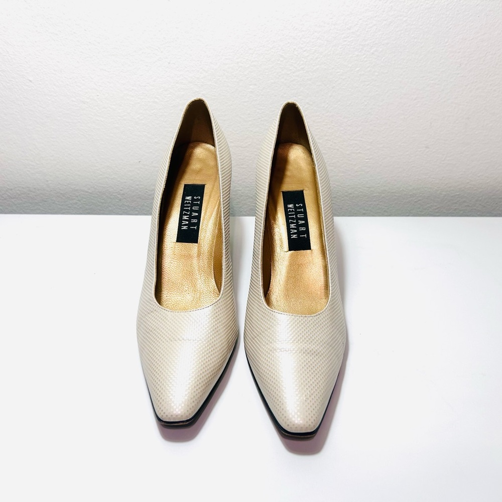 Stuart Weitzman Women's Beige Heels